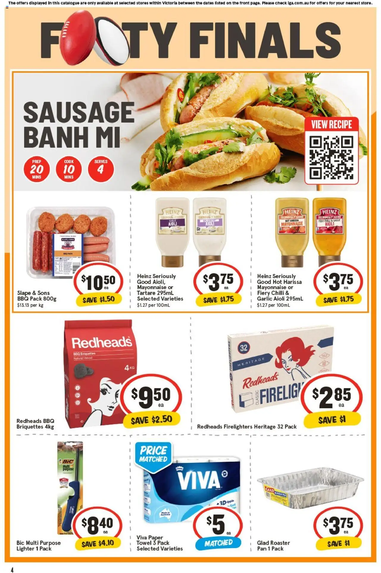 IGA catalogue - valid from 01.10.2025 | Page: 6 | Products: Mayonnaise, Sausage, Garlic, Chilli