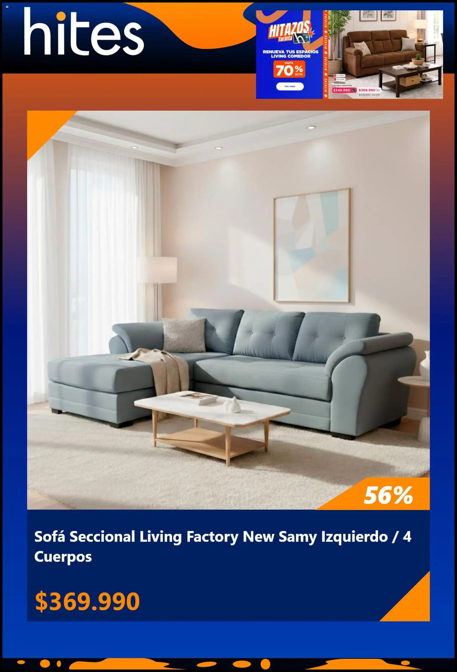 Hites ofertas  │ válido desde el 27.01.2026 | Página: 4 | Productos: Sofá