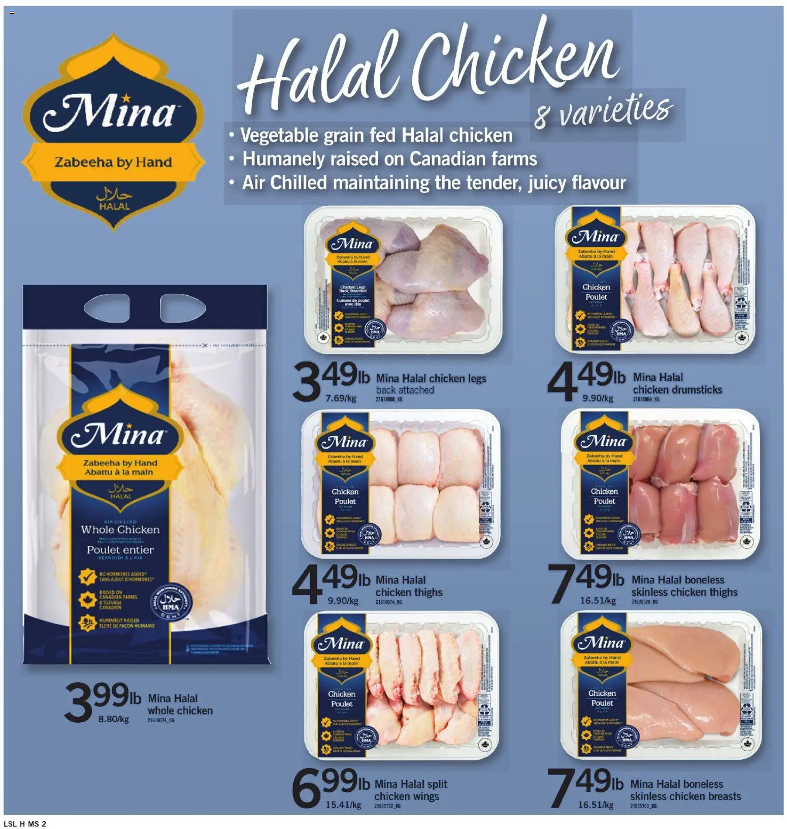 Loblaws flyer valid from 19.02.2026 | Page: 7 | Products: Chicken wings, Chicken breasts, Chicken