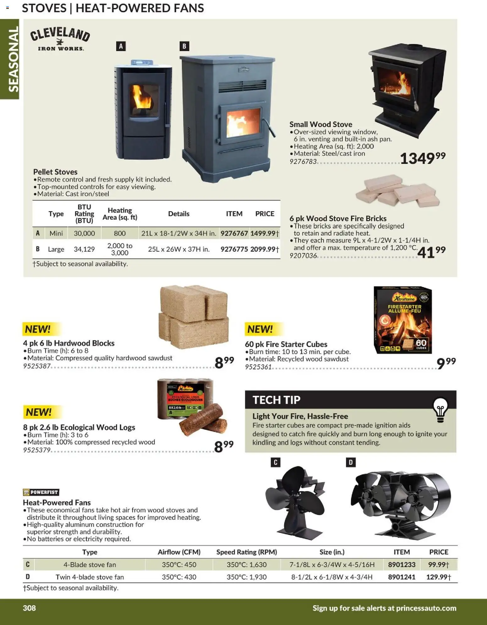 Princess Auto flyer valid from 21.04.2026 | Page: 51 | Products: Stove, Iron, Fan