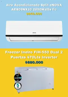 Casa del Audio catálogo │ válido desde el 14.09.2025 | Página: 3 | Productos: Aire acondicionado, Freezer