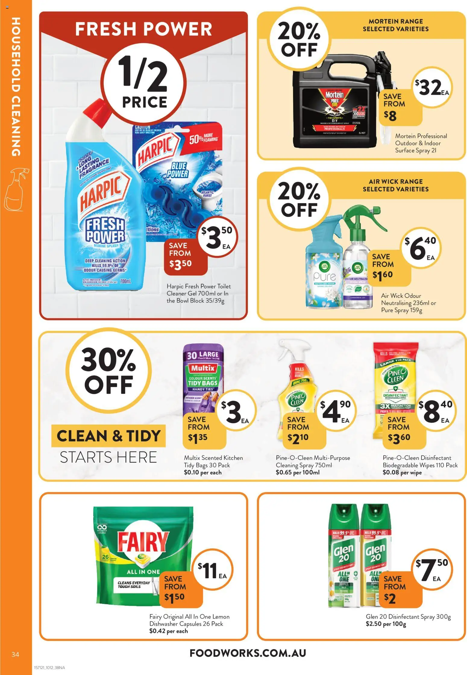 Foodworks catalogue - valid from 10.12.2025 | Page: 34 | Products: Fragrance, Cleaner, Lemon, Multipurpose
