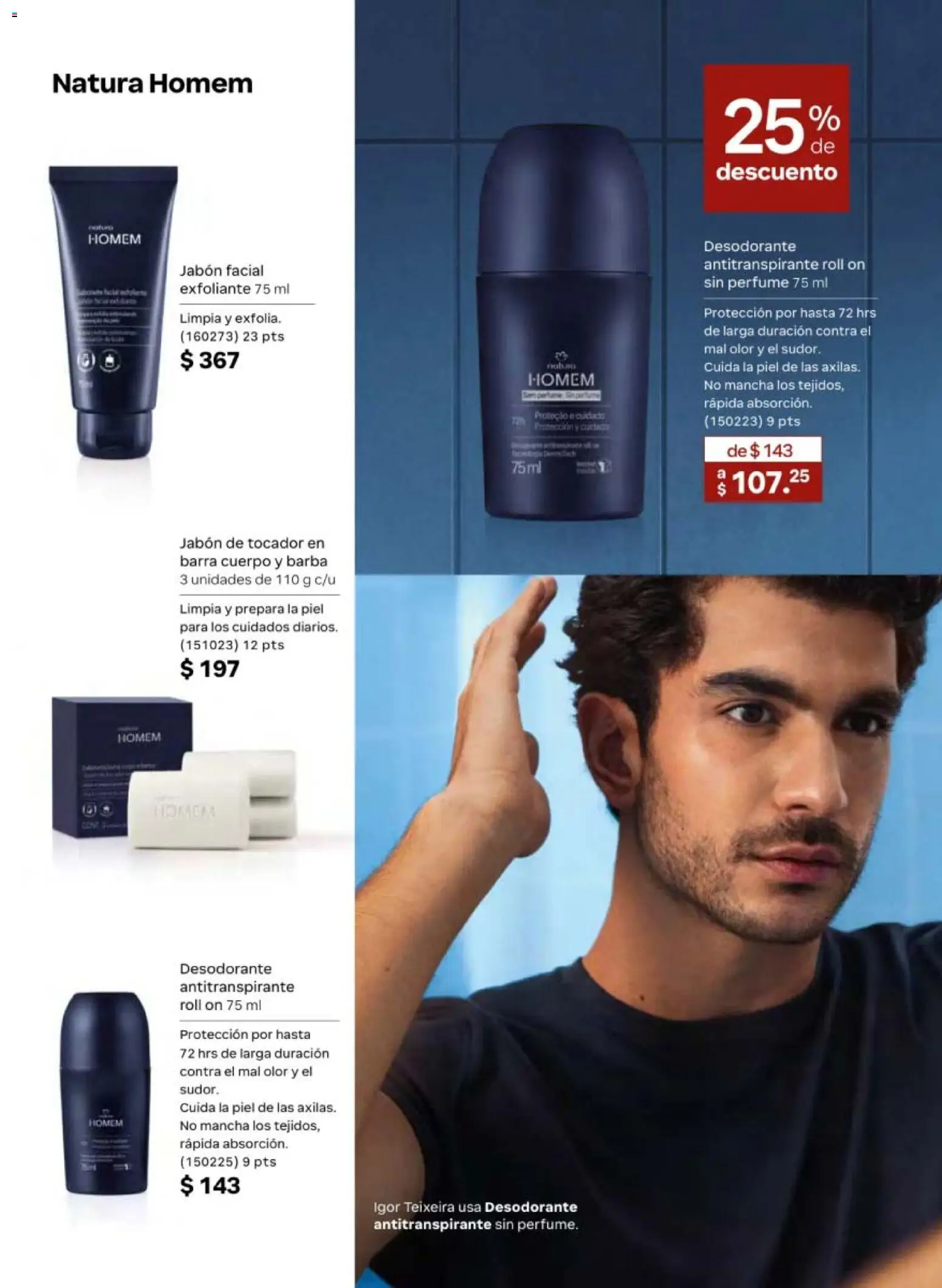 Nuevas ofertas de Natura válidas en toda la República Mexicana desde el 20.02.2026. ¡Encuentra las mejores ofertas en Natura campaña 4 2026! | Página: 41 | Productos: Desodorante, Barra, Perfume, Jabón