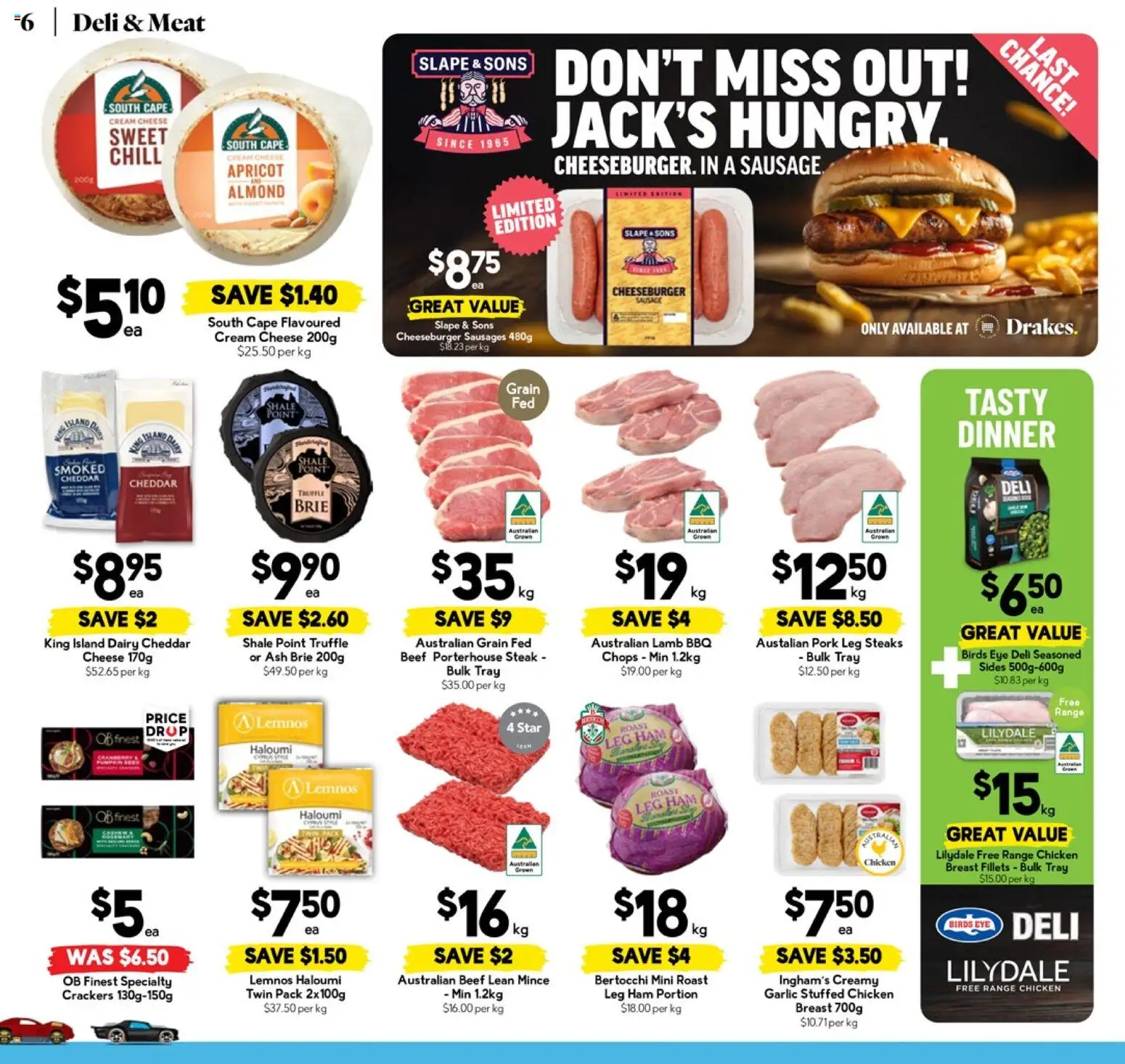 Drakes catalogue - valid from 12.11.2025 | Page: 6 | Products: Ham, Beef, Cream, Sausage