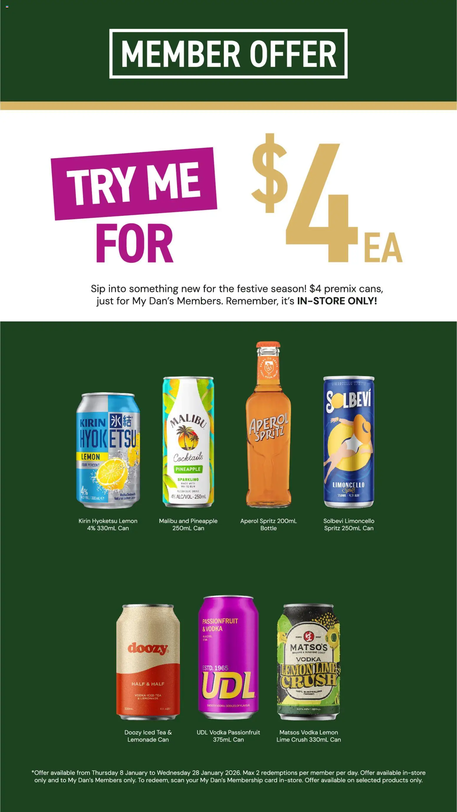 Dan Murphy's catalogue - valid from 08.01.2026 | Page: 24 | Products: Tea, Pineapple, Passionfruit, Vodka