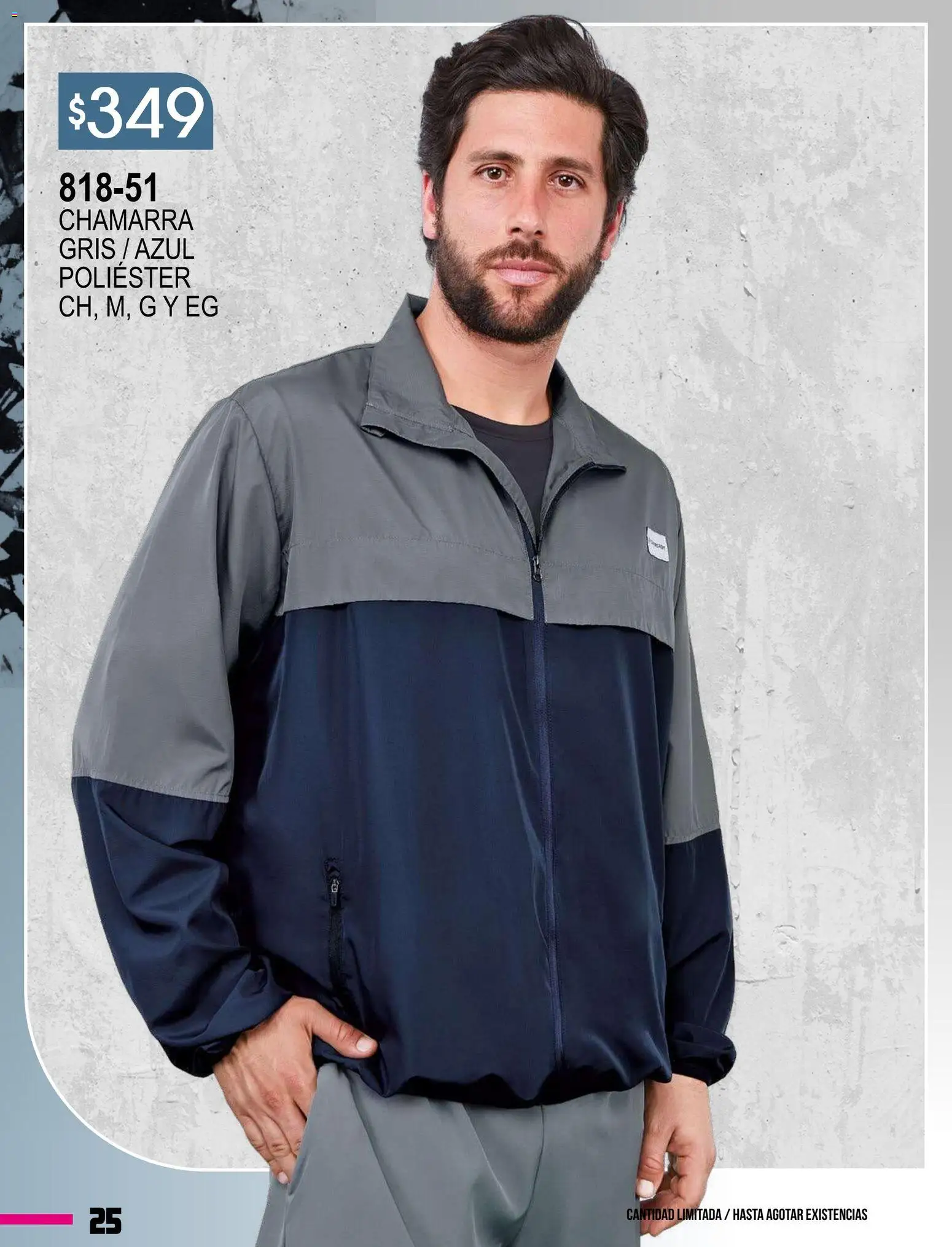 Nuevas ofertas de Cklass válidas en toda la República Mexicana desde el 08.01.2026. ¡Encuentra las mejores ofertas en Cklass catálogo Especial Supersport Caballero! | Página: 26 | Productos: Chamarra