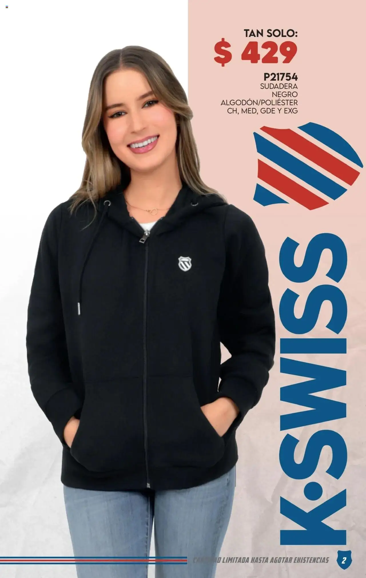 Nuevas ofertas de Cklass válidas en toda la República Mexicana desde el 29.09.2025. ¡Encuentra las mejores ofertas en Cklass - Catálogo Especial K-Swiss! | Página: 3 | Productos: Sudadera