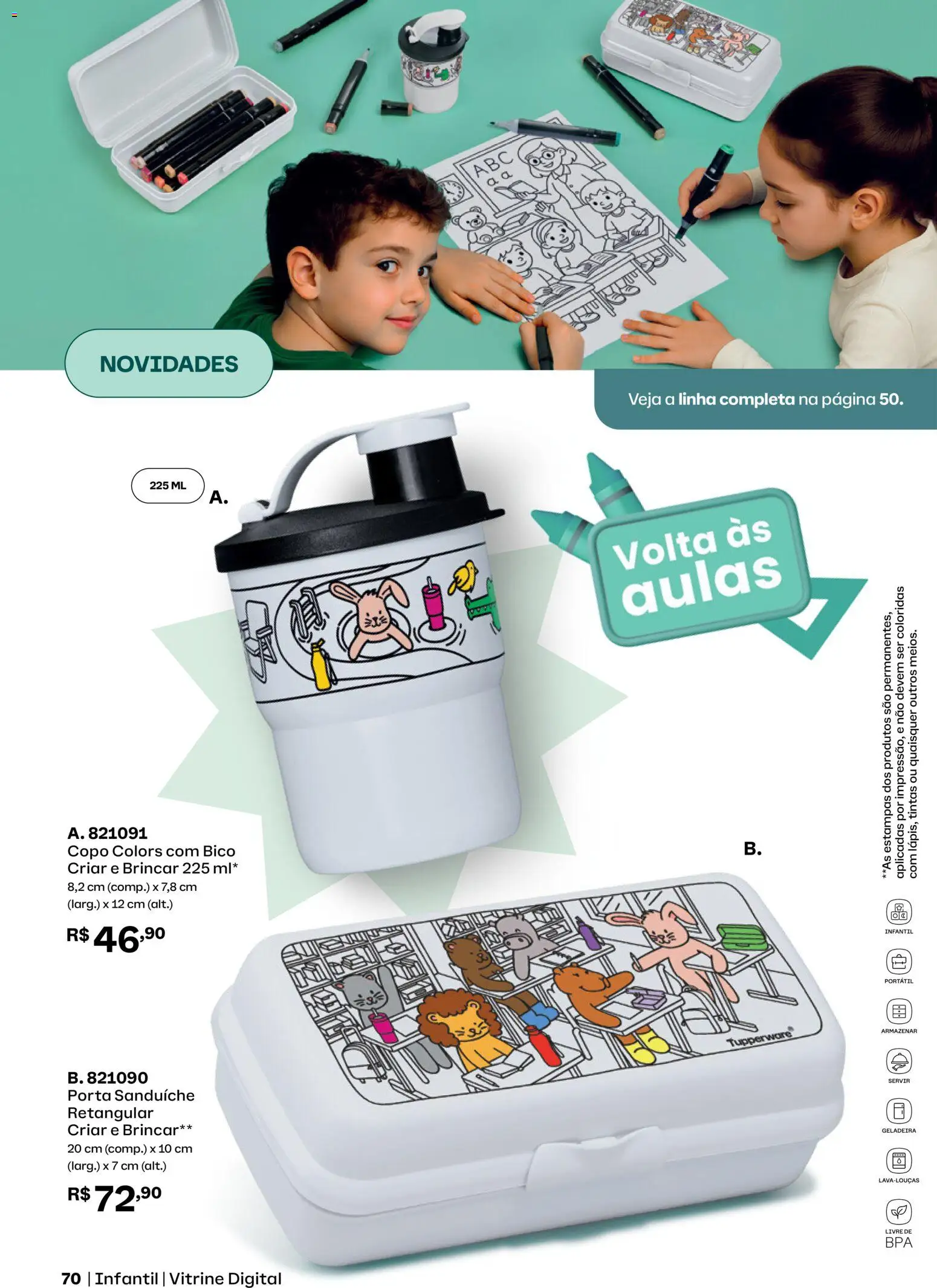 Tupperware Folheto - válido de 01.02.2026 | Página: 72 | Produtos: Geladeira, Porta, Sanduíche, Bico