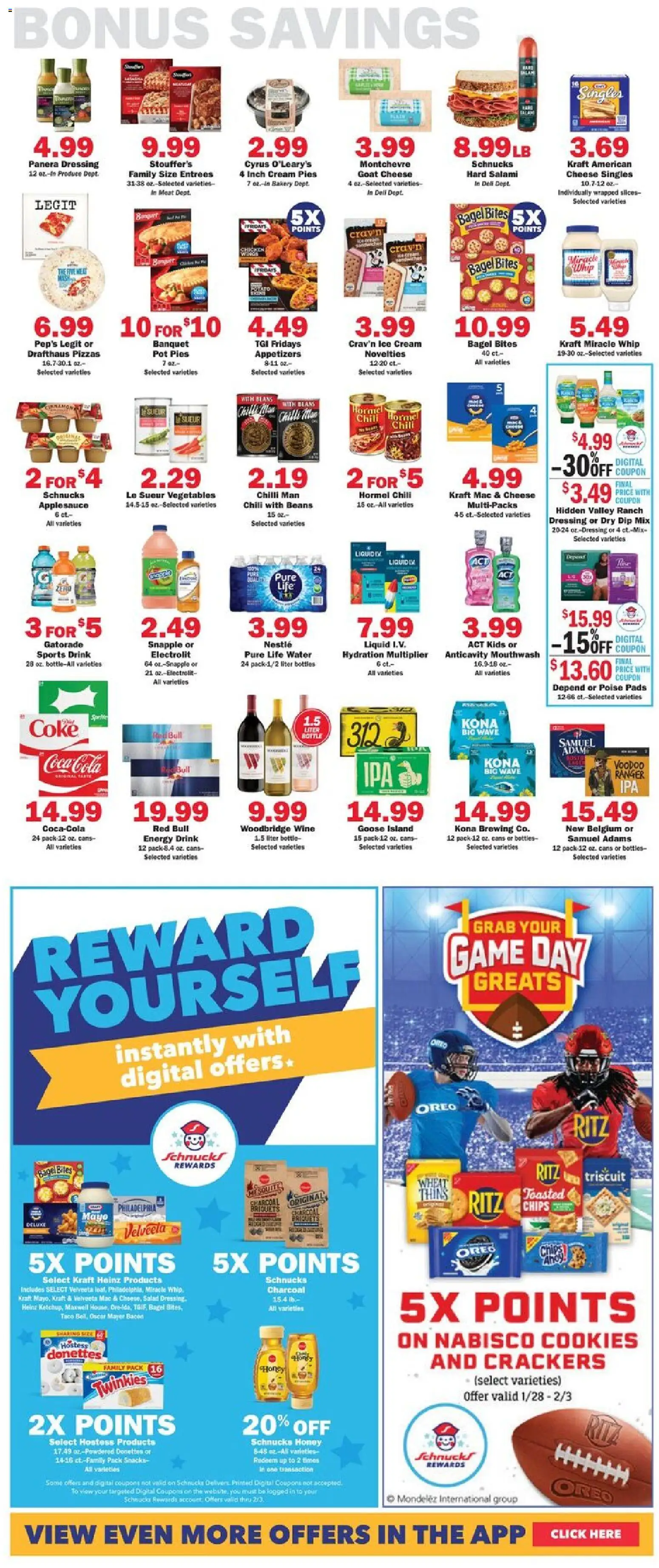 Schnucks Weekly Print Ad - IL - valid from 28.01.2026 | Page: 6 | Products: Bakery, Wine, Salad, Game
