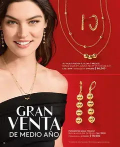 Ésika revista - valida desde el 16.06.2025 | Página: 78 | Productos: Aretes, Baño, Collar