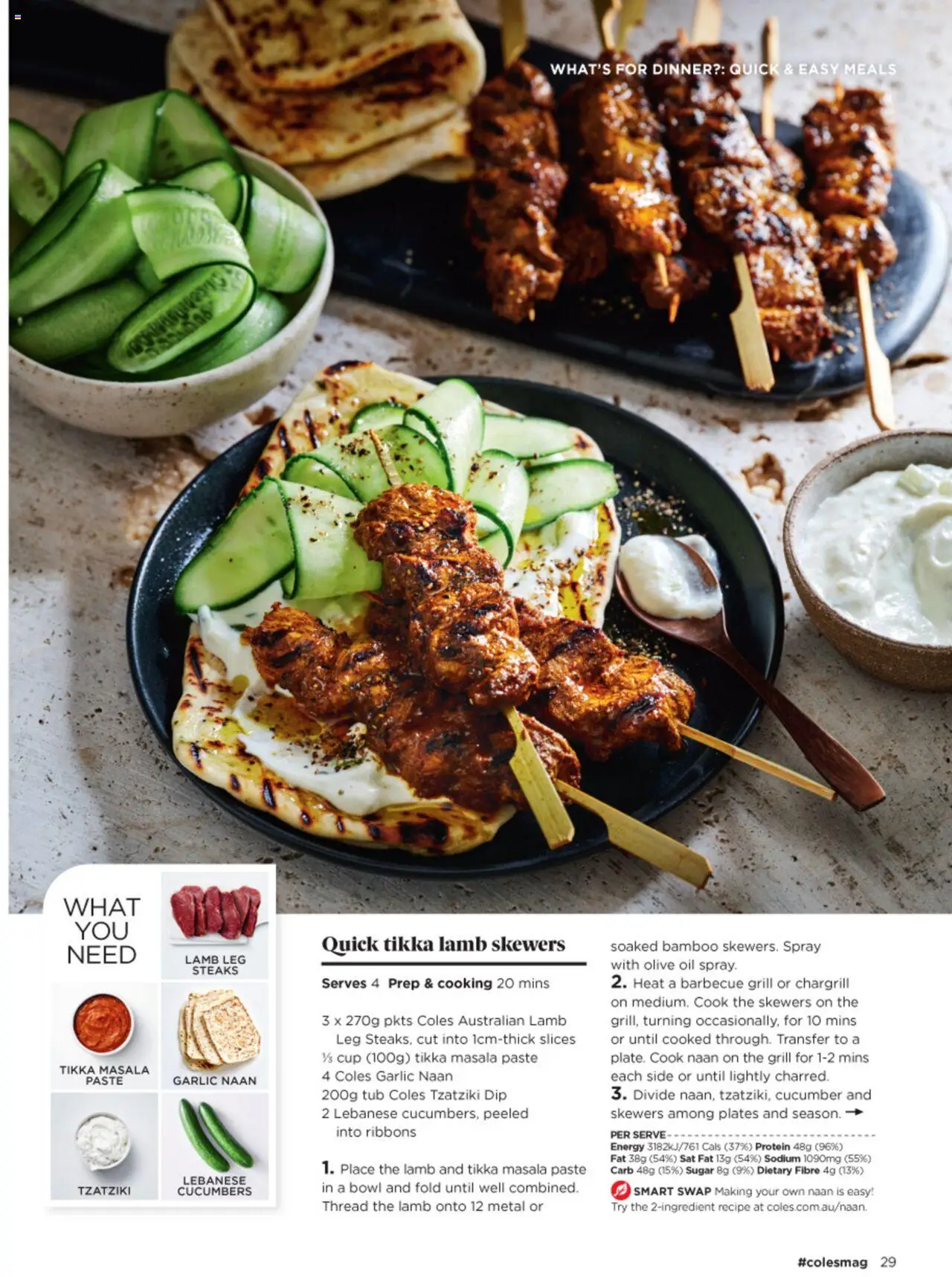 Coles catalogue - valid from 03.07.2025 | Page: 29 | Products: Oil, Lamb, Garlic, Grill