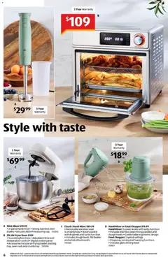 Preview of Aldi catalogue  - valid from 18.03.2026 | Page: 6 | Products: Accessories, Oven, Mixer, Beater