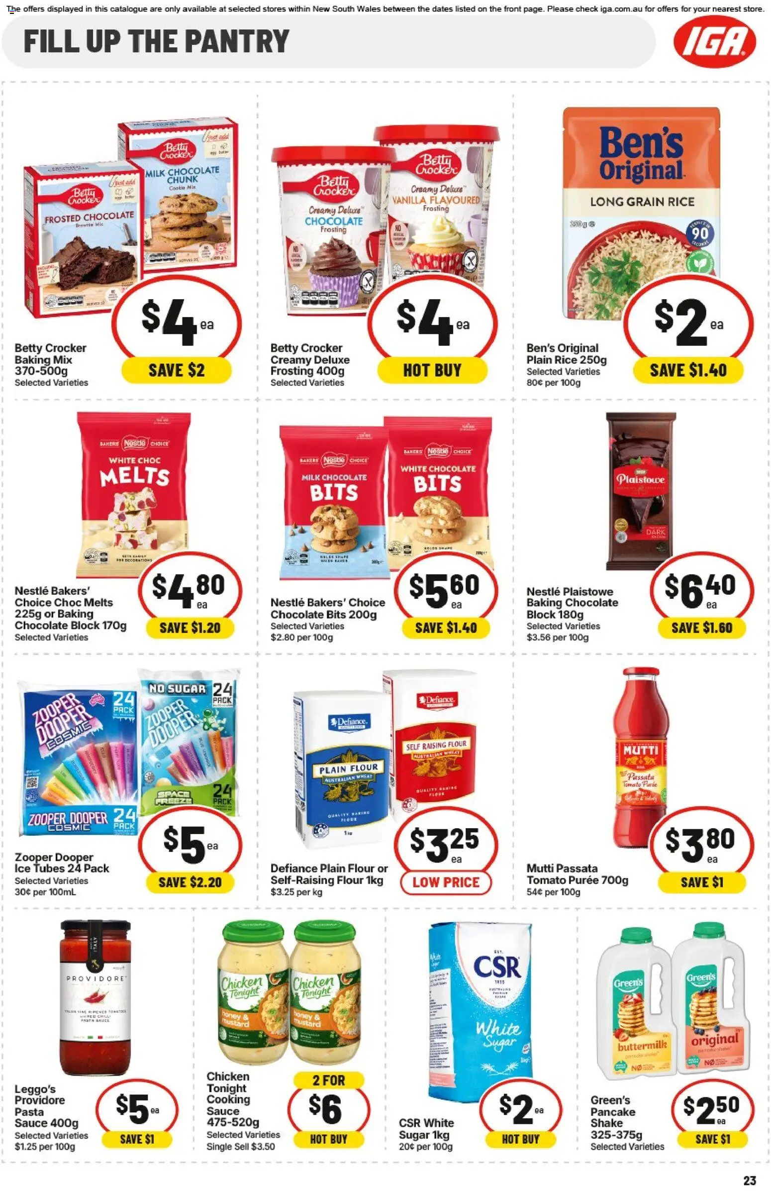 IGA catalogue - valid from 15.04.2026 | Page: 23 | Products: Oil, Pasta, Olive oil, Garlic