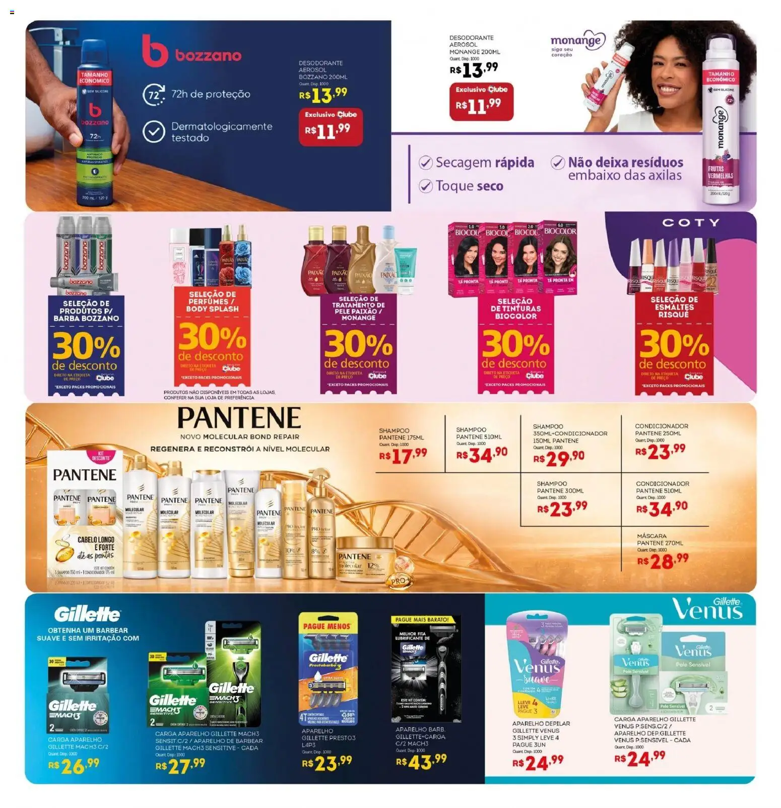 Bistek Supermercados Folheto - válido de 25.03.2026 | Página: 12 | Produtos: Shampoo, Desodorante, Fita, Aparelho de barbear