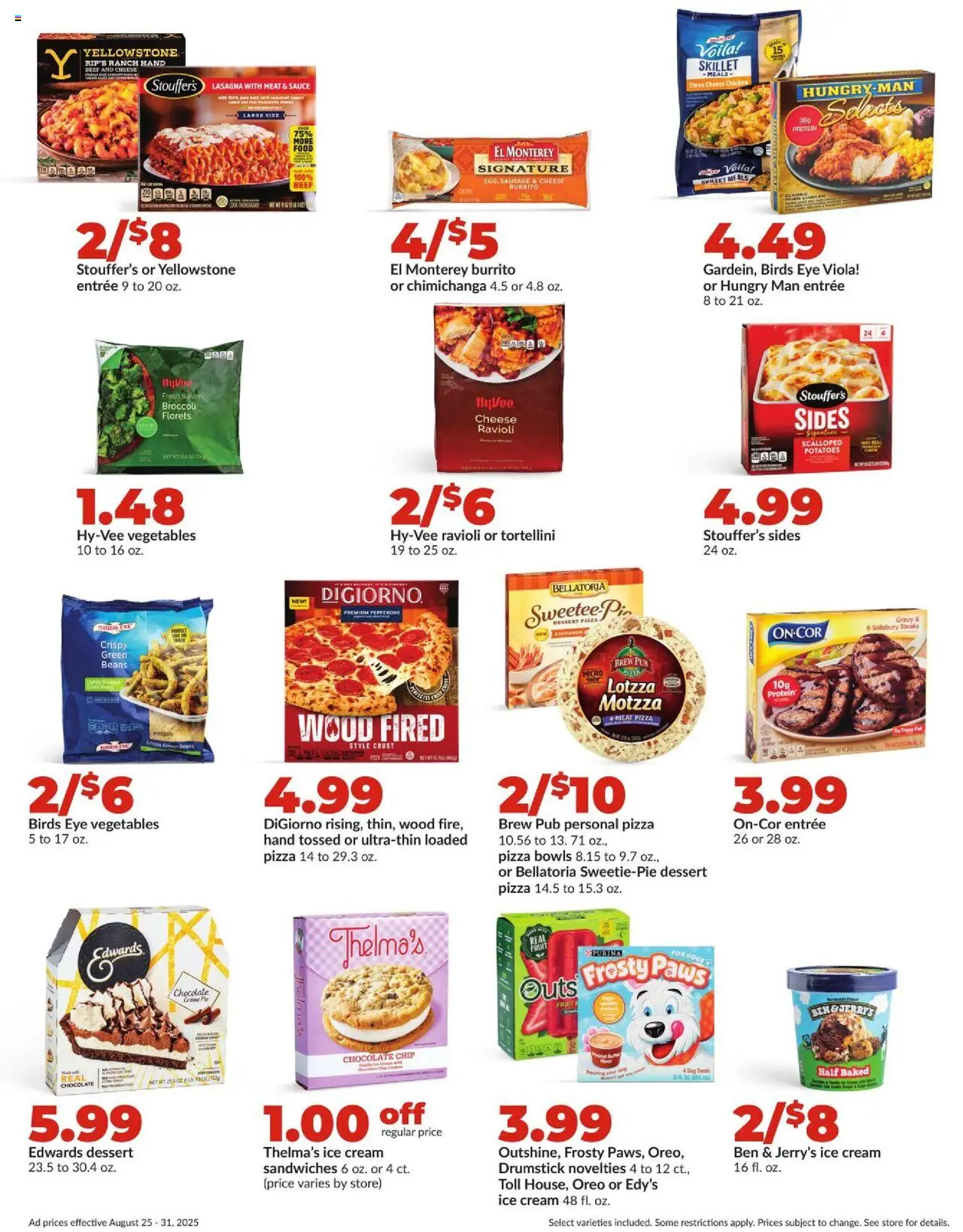 HyVee Weekly Ad - valid from 25.08.2025 | Page: 30 | Products: Skillet, Pin, Potatoes, Vegetables