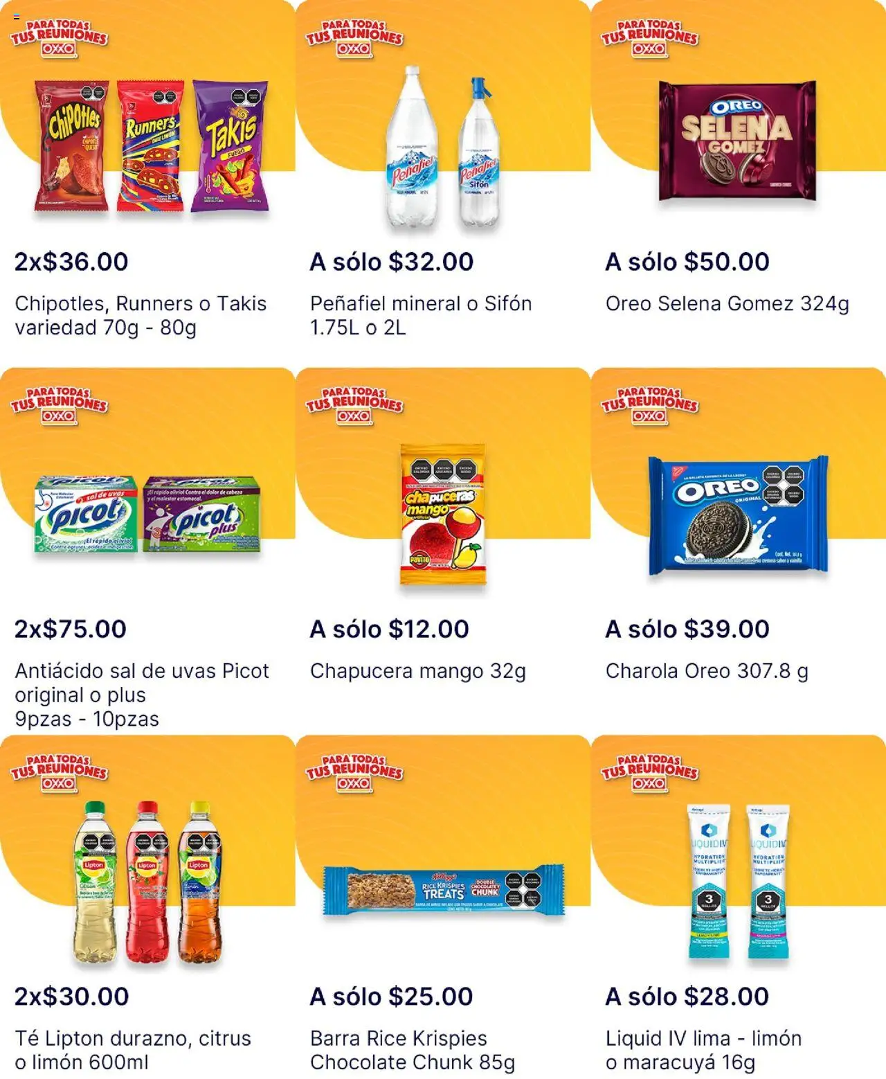 Nuevas ofertas de OXXO válidas en toda la República Mexicana desde el 21.08.2025. ¡Encuentra las mejores ofertas en OXXO - Folleto! | Página: 12 | Productos: Limón, Lima, Chocolate, Té