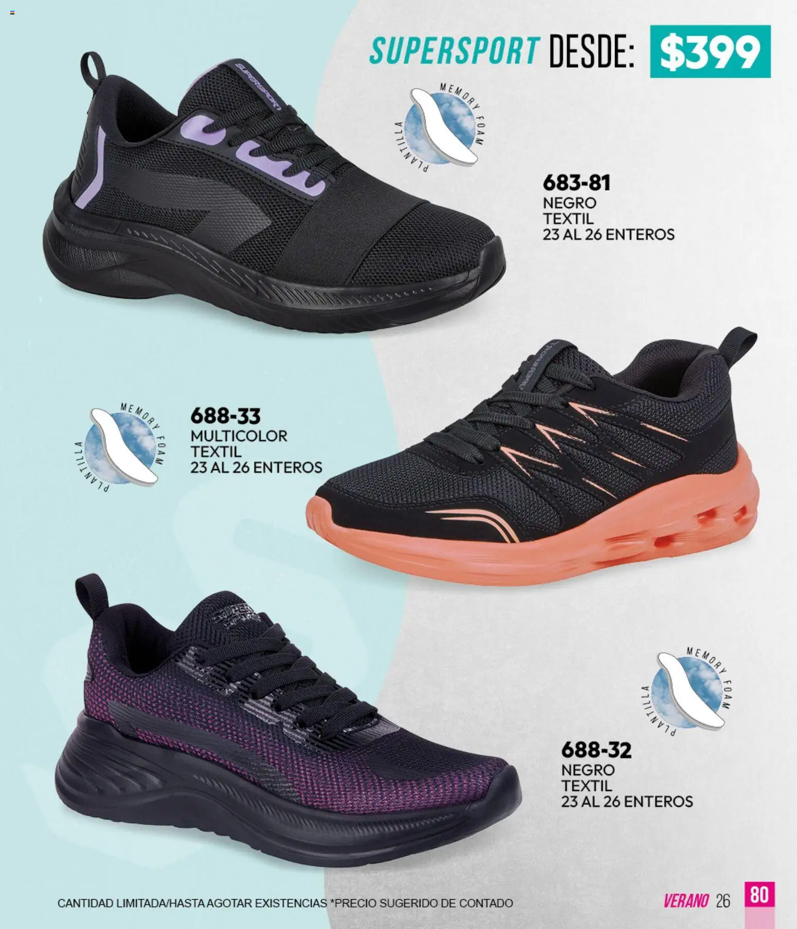 Nuevas ofertas de Cklass válidas en toda la República Mexicana desde el 05.03.2026. ¡Encuentra las mejores ofertas en Cklass catálogo Verano Sportbrands Dama! | Página: 81