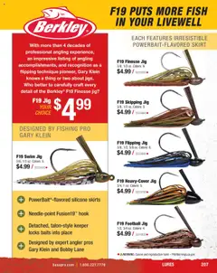 Preview of Cabela's weekly ads valid from 27.01.2025 | Page: 207 | Products: Hook, Fish, Skirts