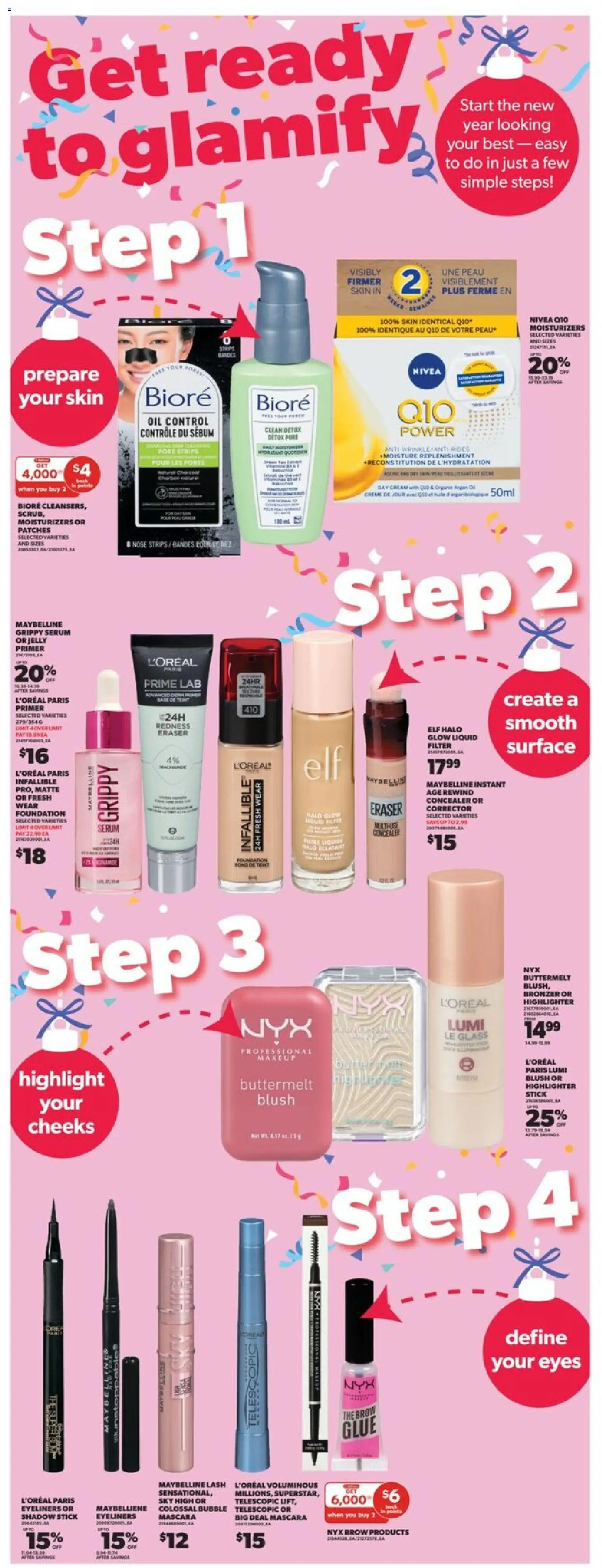 Real Canadian Superstore flyer valid from 11.12.2025 | Page: 26 | Products: Concealer, Bronzer, Highlighter, Mascara