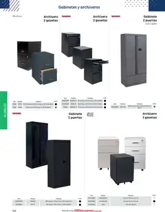 Vista previa de Office Depot catálogo 2026, nuevo folleto de la tienda, válido en México a partir del 12.01.2026 | Página: 156 | Productos: Gabinete