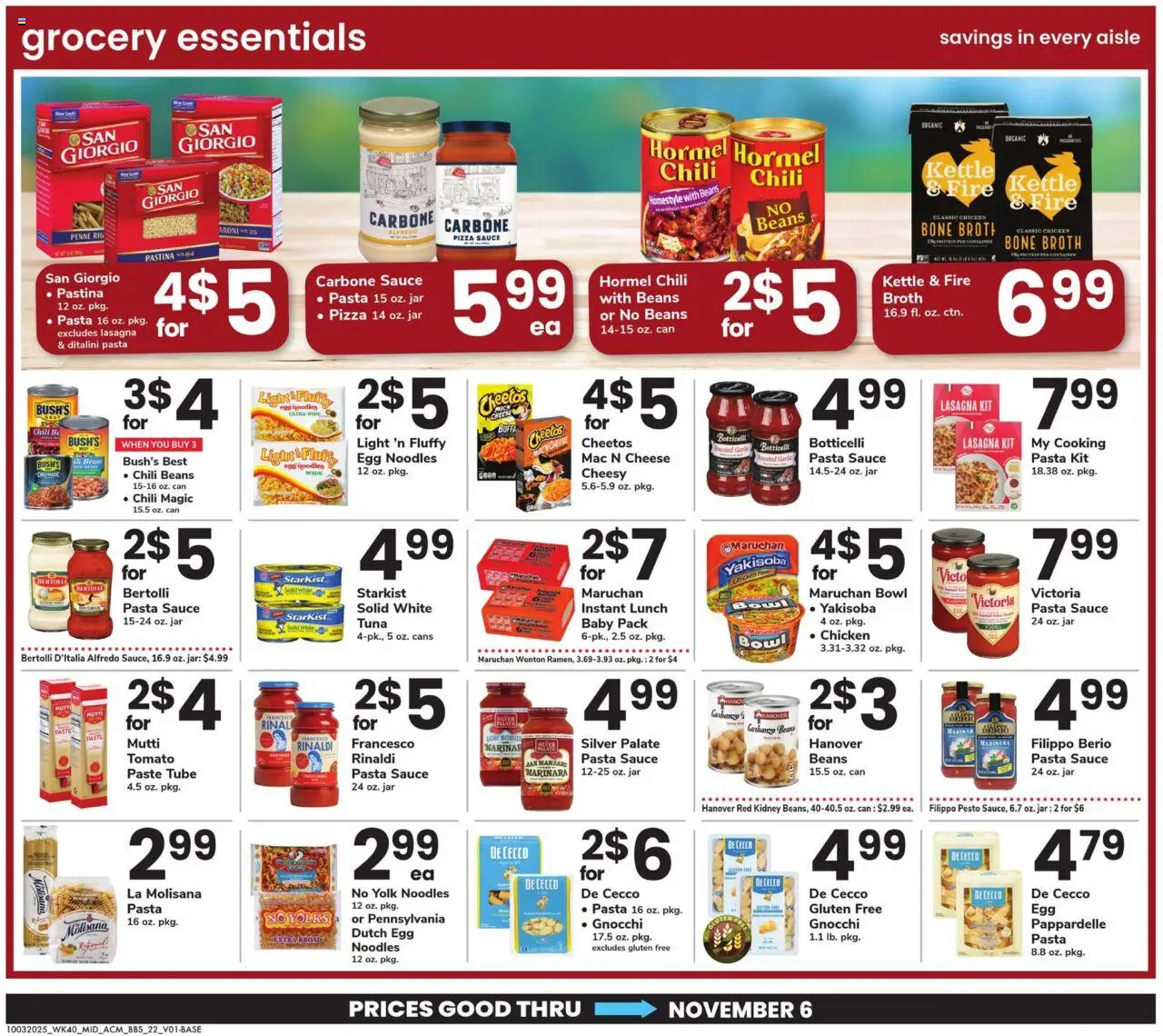 Acme Big Book of Savings - valid from 03.10.2025 | Page: 22 | Products: Pizza, Sauce, Garlic, Kettle