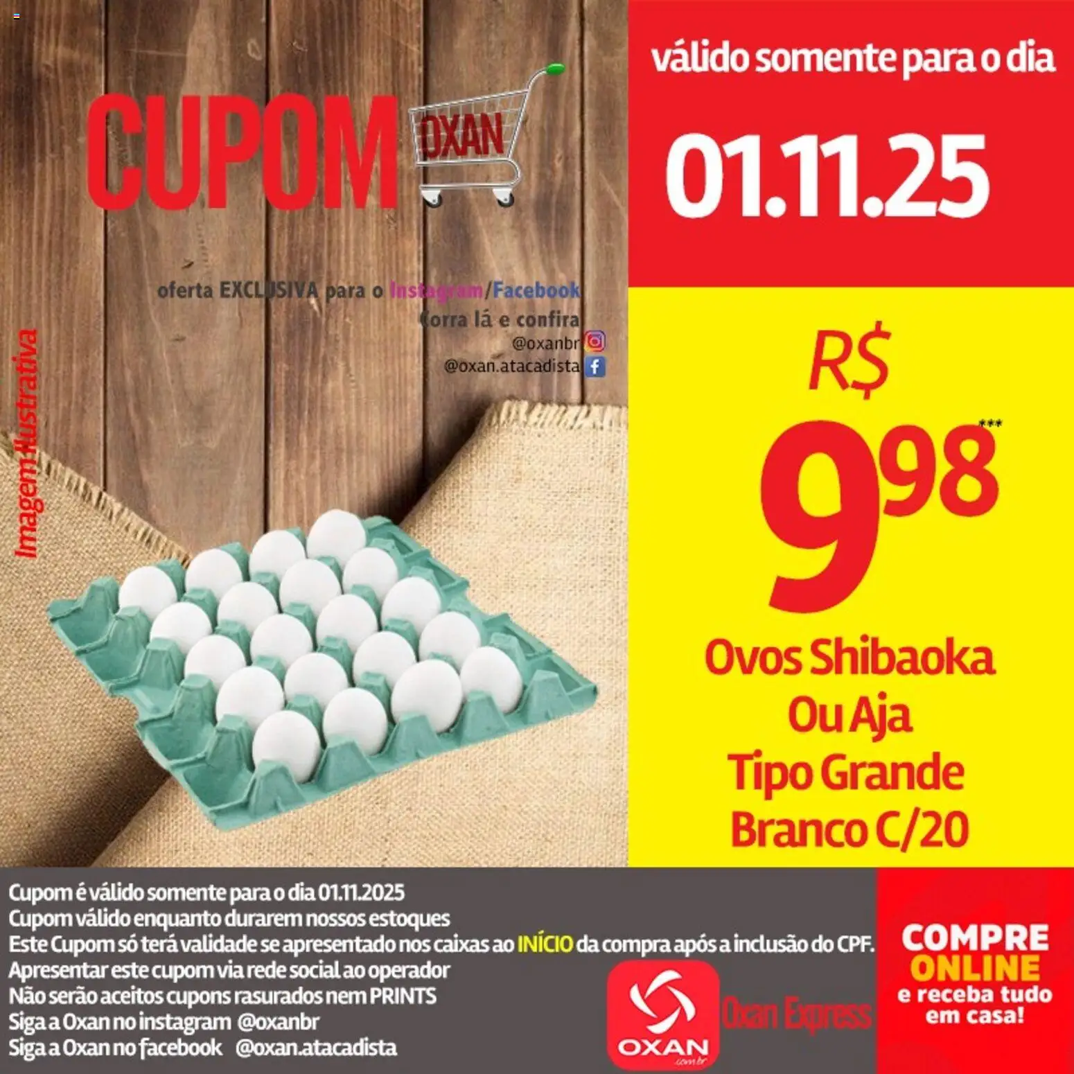 Oxan Atacadista Folheto - válido de 01.11.2025 | Página: 12 | Produtos: Ovos