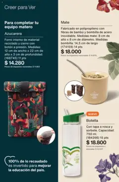 Catálogo Natura Ciclo 10 │ válido desde el 03.07.2025 | Página: 253 | Productos: Botella, Mate, Azucarera, Bombilla