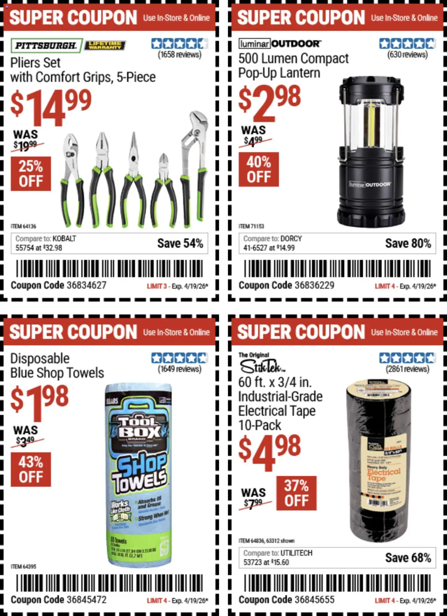 Harbor Freight Spring Black Friday - valid from 14.04.2026 | Page: 15