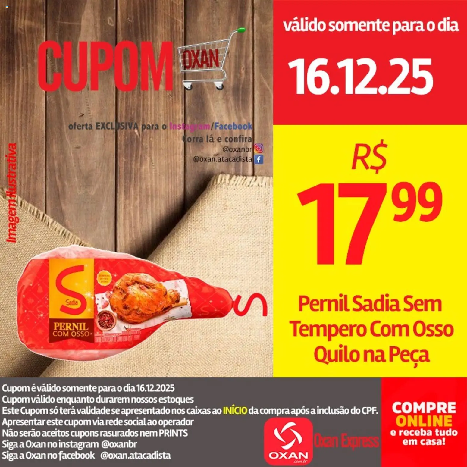 Oxan Atacadista Folheto - válido de 16.12.2025 | Página: 8 | Produtos: Pernil