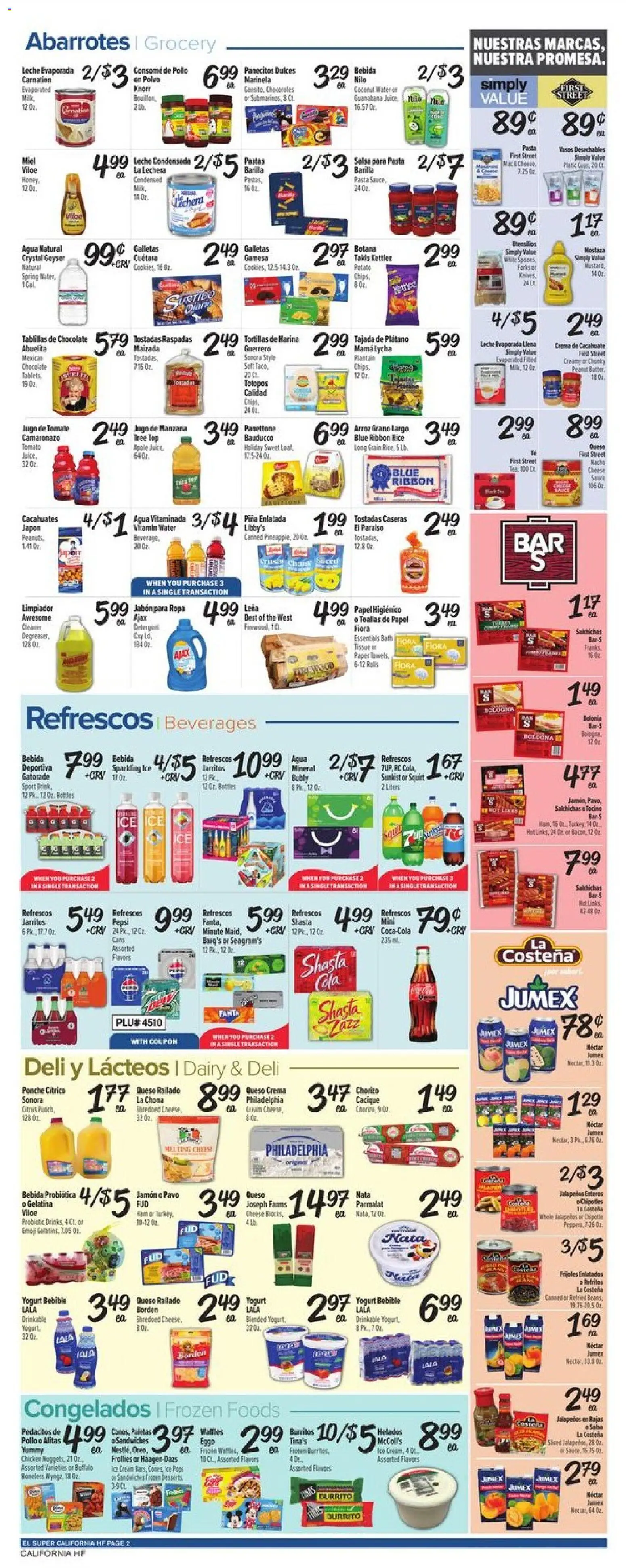 El Super Weekly Ad - CA - valid from 12.11.2025 | Page: 2 | Products: Bath, Chocolate, Detergent, Cream
