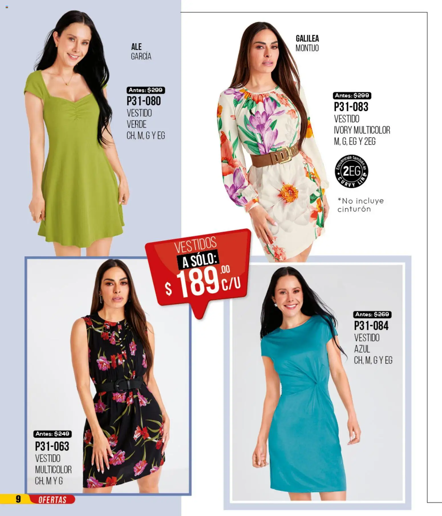 Nuevas ofertas de Cklass válidas en toda la República Mexicana desde el 12.01.2026. ¡Encuentra las mejores ofertas en Cklass catálogo Mega Ofertas Ropa! | Página: 10 | Productos: Cinturón, Vestido