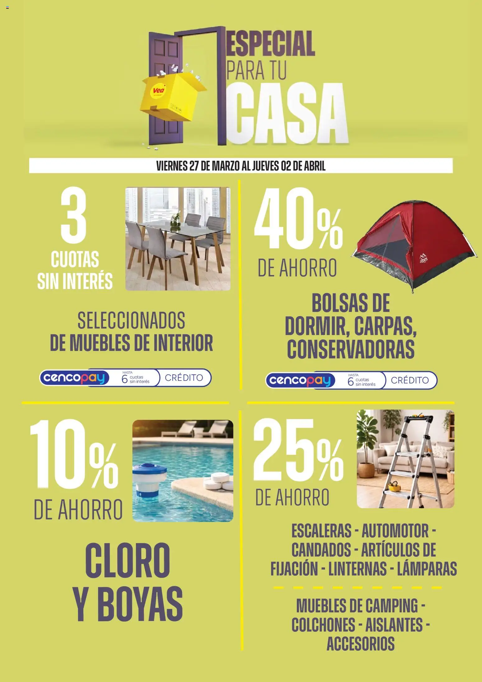 Vea - Ofertas especial para tu casa │ válido desde el 27.03.2026 | Página: 4