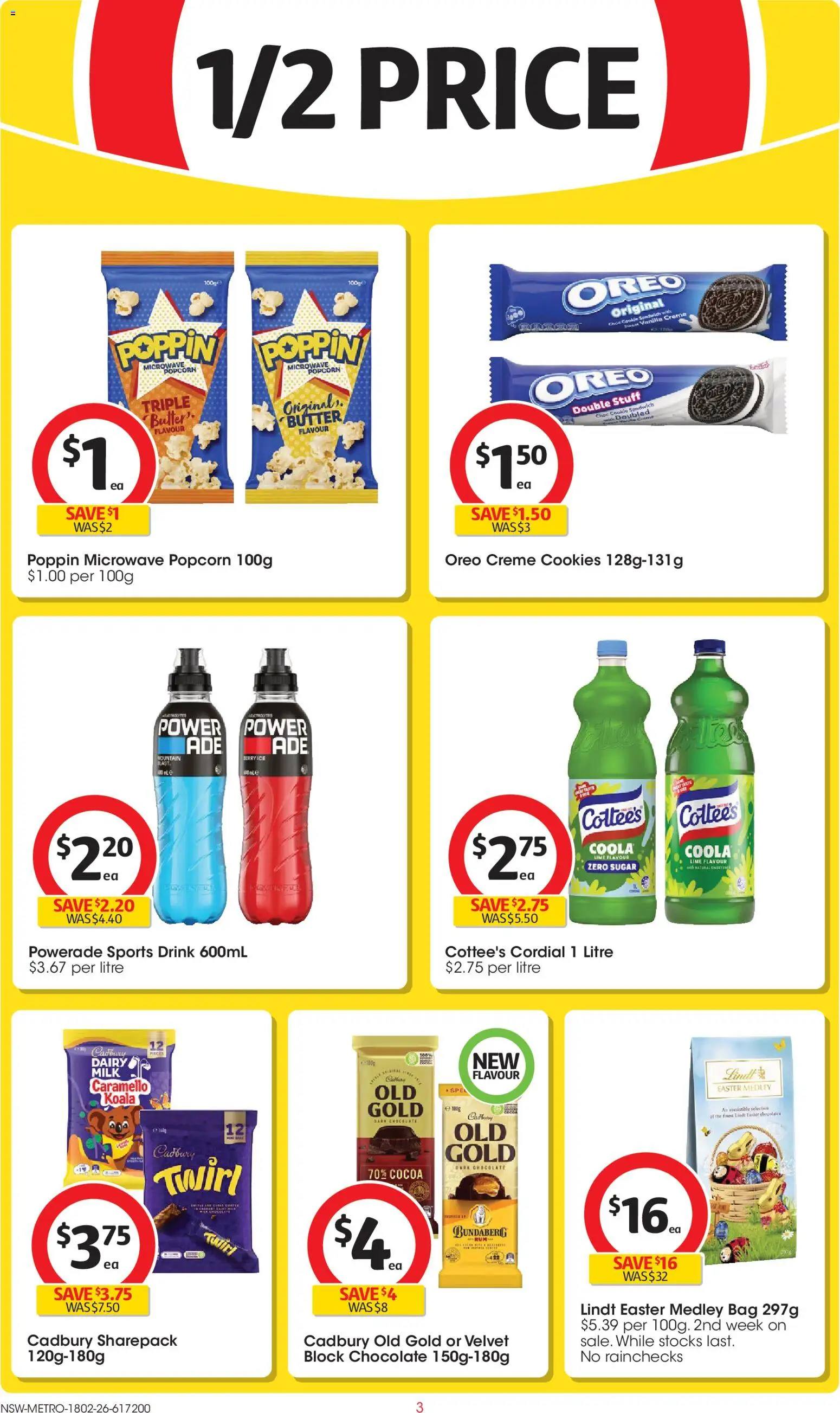 Coles catalogue - valid from 18.02.2026 | Page: 3 | Products: Dairy, Chocolate, Lime, Microwave