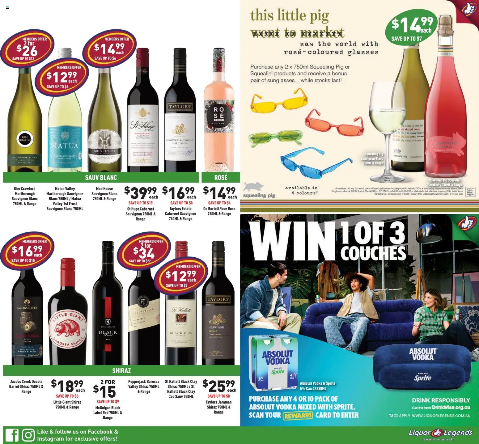 Liquor Legends catalogue - valid from 25.03.2026 | Page: 3 | Products: Wine, Peach, Glasses, Clay