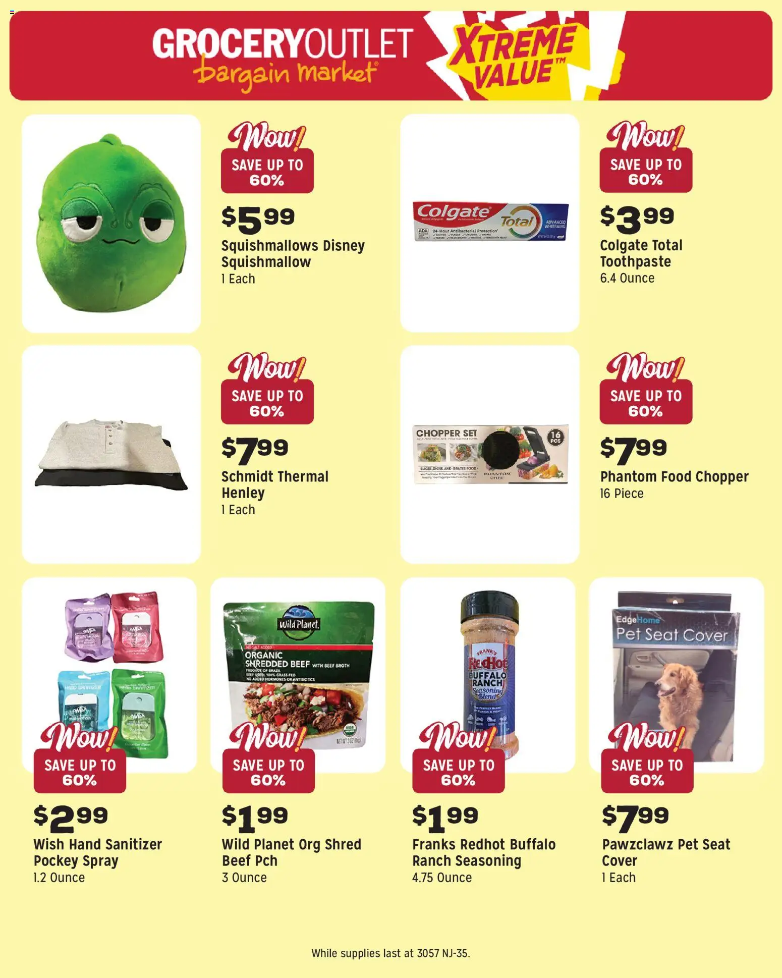 Grocery Outlet Weekly Ad - NJ - valid from 11.03.2026 | Page: 11 | Products: Toothpaste, Beef, Seat Cover