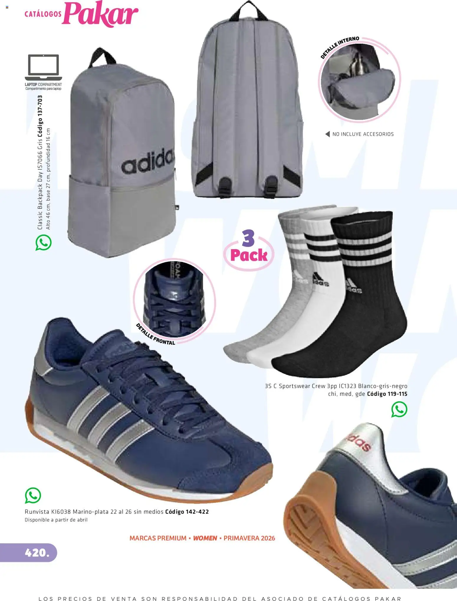 Nuevas ofertas de SC Pakar válidas en toda la República Mexicana desde el 27.02.2026. ¡Encuentra las mejores ofertas en SC Pakar catálogo Premium Women! | Página: 420