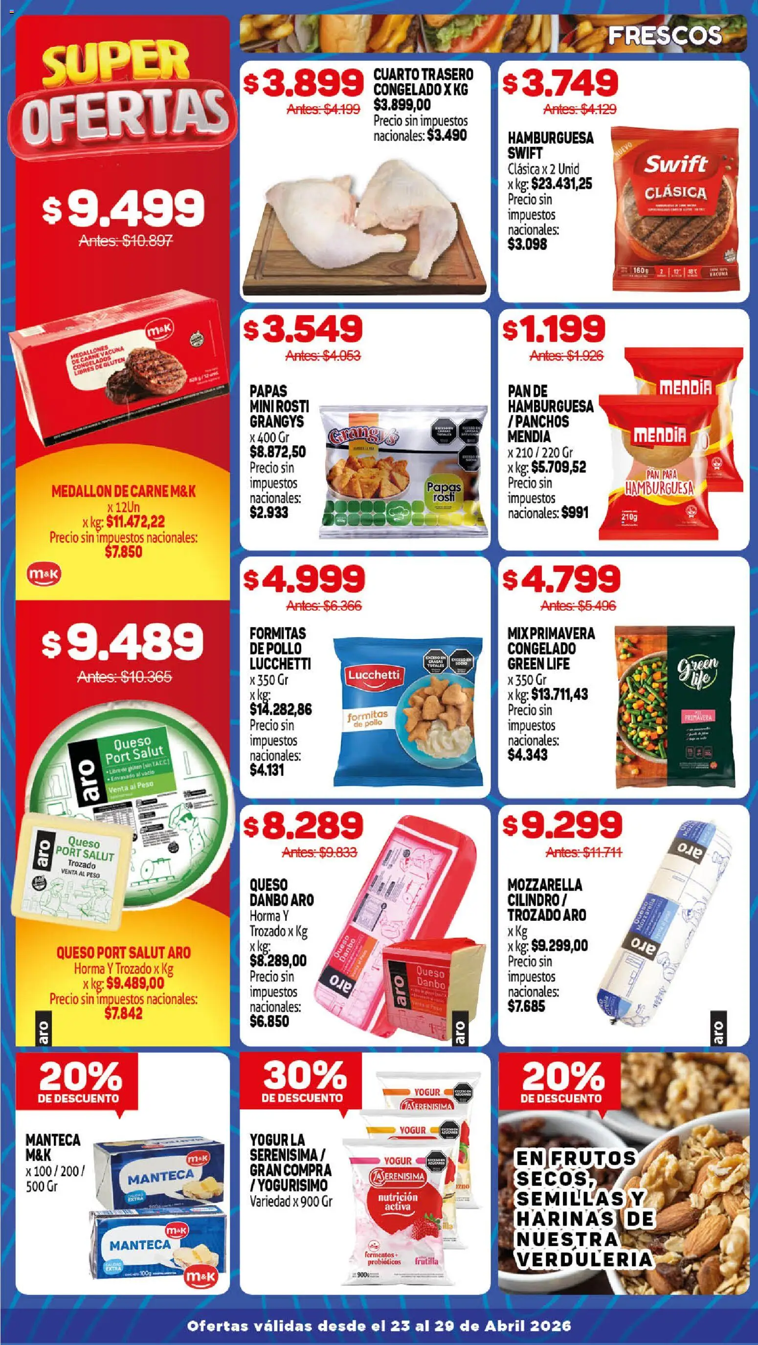 Makro Ofertas VOLVETE A ILUSIONAR OFERTAS SEMANALES │ válido desde el 23.04.2026 | Página: 2 | Productos: Frutilla, Semillas, Queso, Pan
