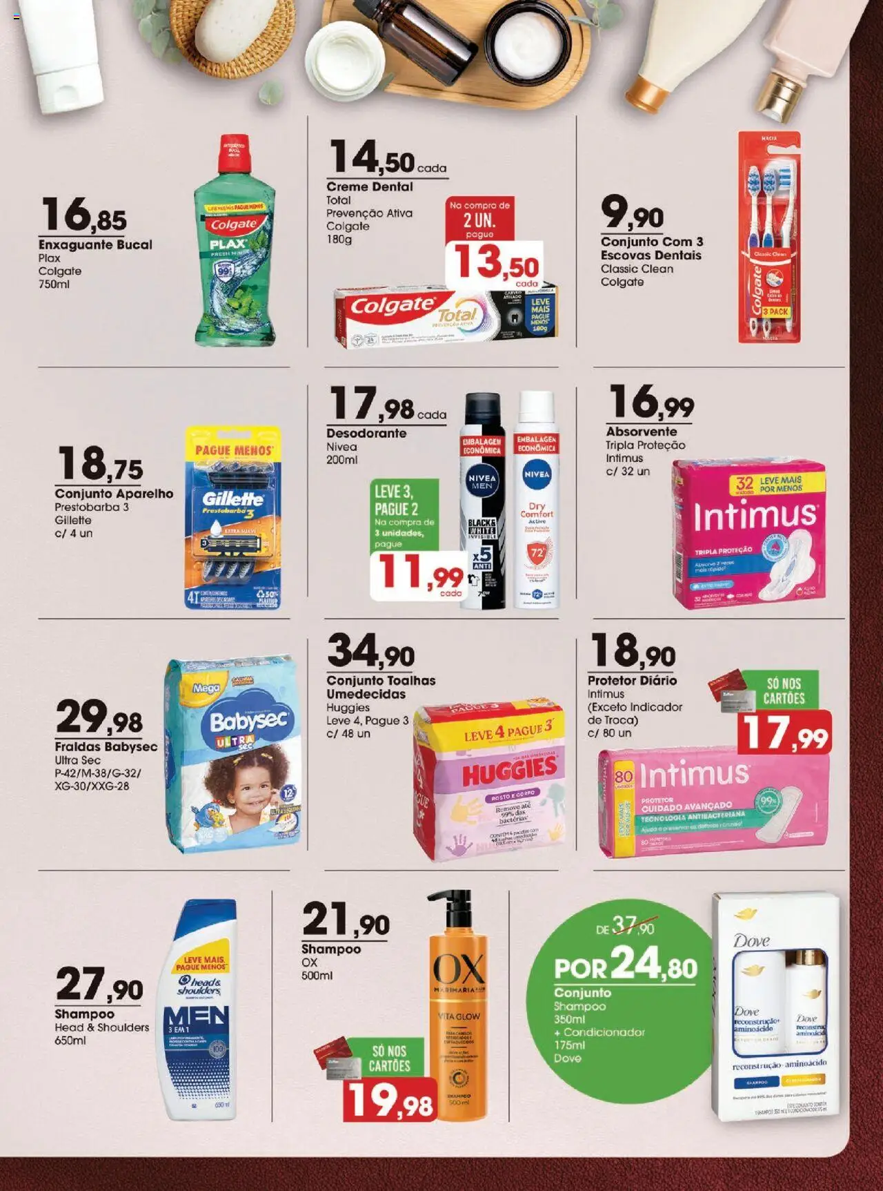Zaffari Folheto - válido de 07.10.2025 | Página: 13 | Produtos: Shampoo, Condicionador, Desodorante, Dove