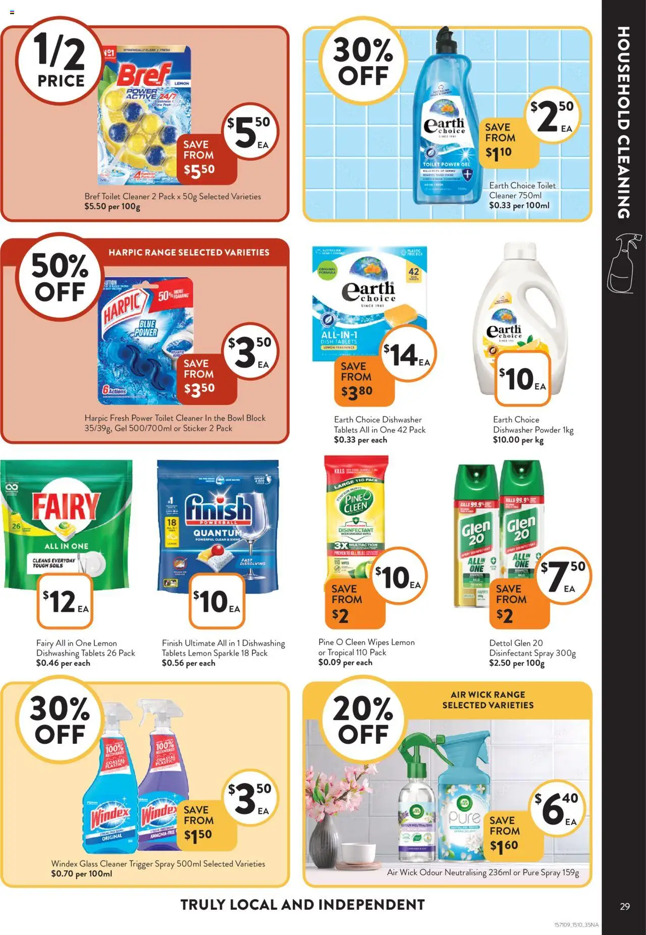 Foodworks catalogue - valid from 15.10.2025 | Page: 29 | Products: Toilet, Household, Fragrance, Cleaner