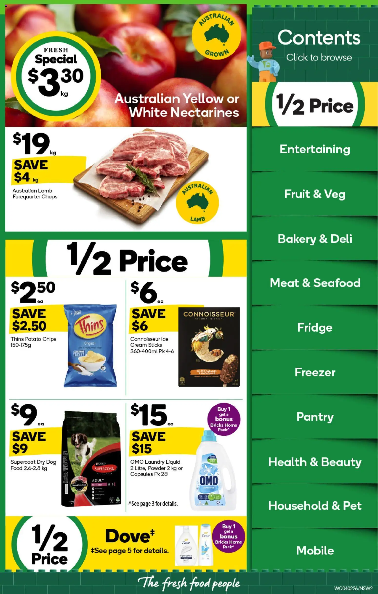 Woolworths catalogue - valid from 04.02.2026 | Page: 2 | Products: Household, Seafood, Bakery, Mobile