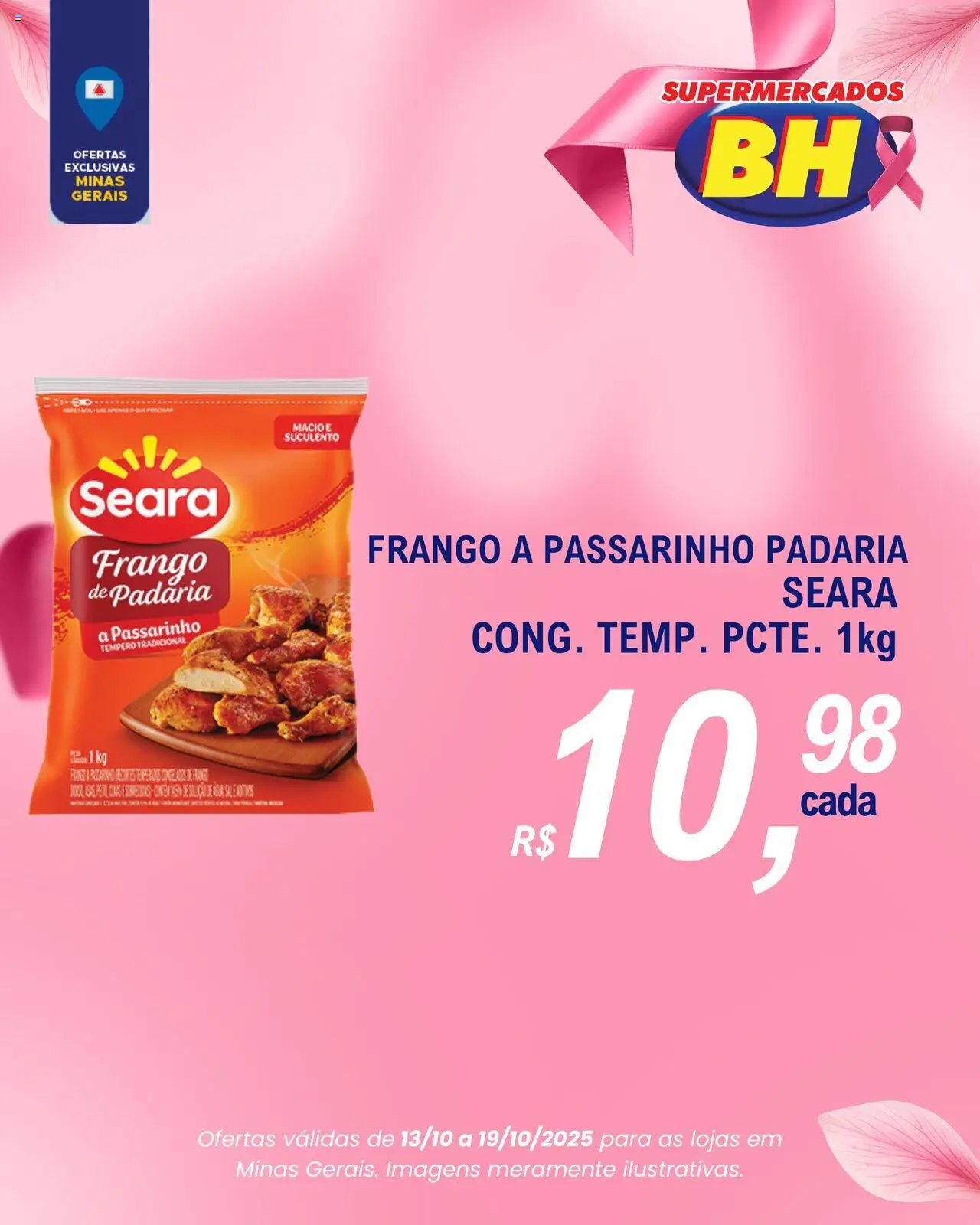 Supermercados BH Folheto - válido de 13.10.2025 | Página: 2 | Produtos: Frango