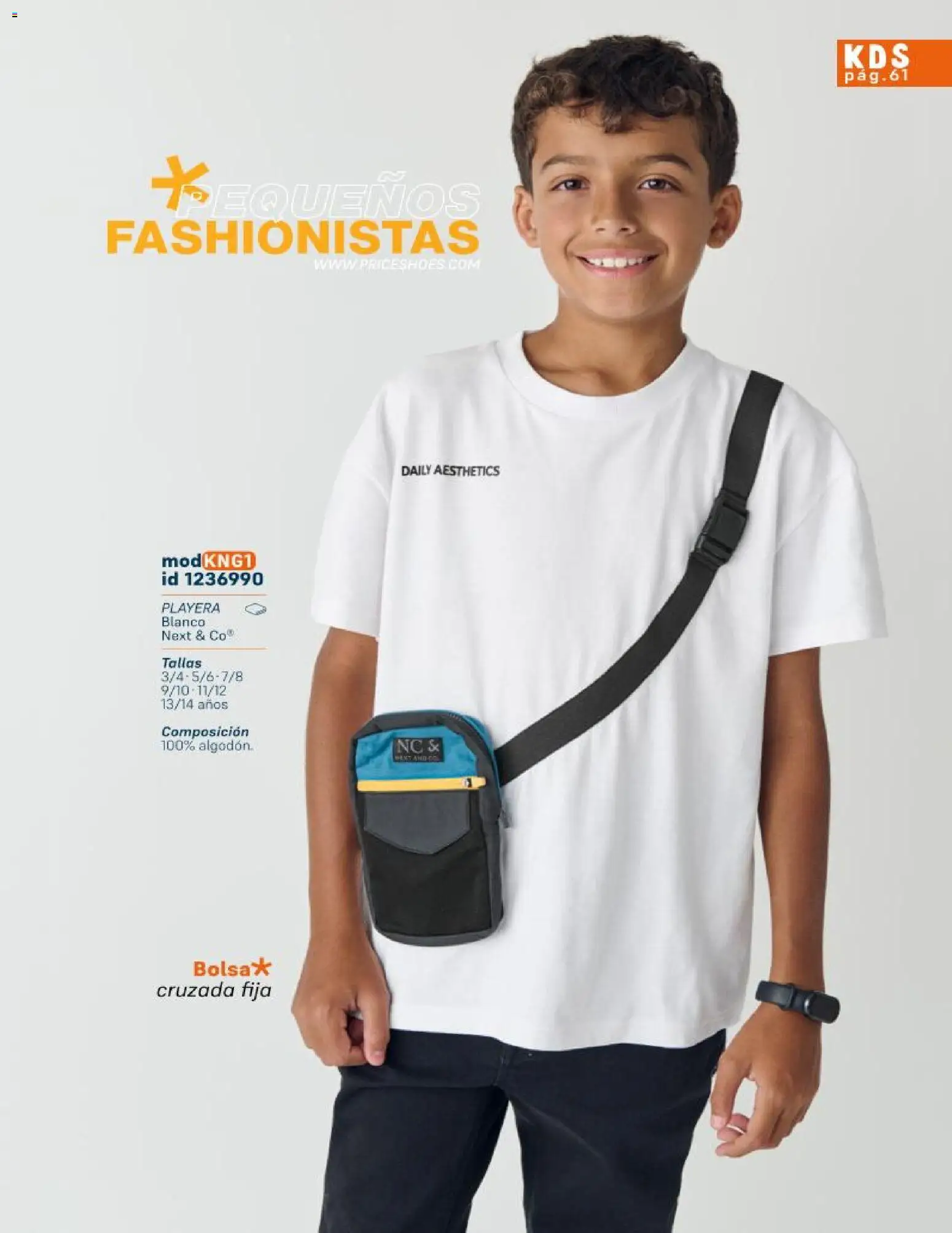Nuevas ofertas de Price Shoes válidas en toda la República Mexicana desde el 21.10.2025. ¡Encuentra las mejores ofertas en Price Shoes catálogo KIids Oto-Inv 2025! | Página: 61 | Productos: Playera