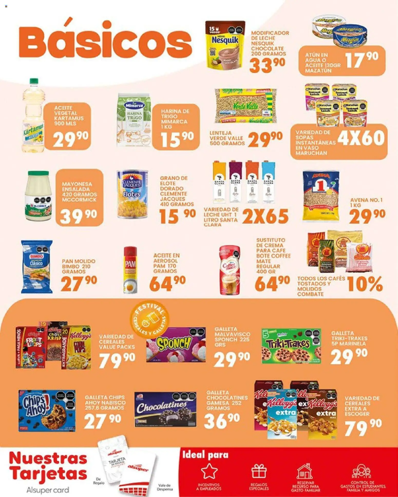 Nuevas ofertas de Alsuper válidas en toda la República Mexicana desde el 17.03.2026. ¡Encuentra las mejores ofertas en Alsuper folleto Torreon! | Página: 6 | Productos: Mayonesa, Avena, Ensalada, Despensa