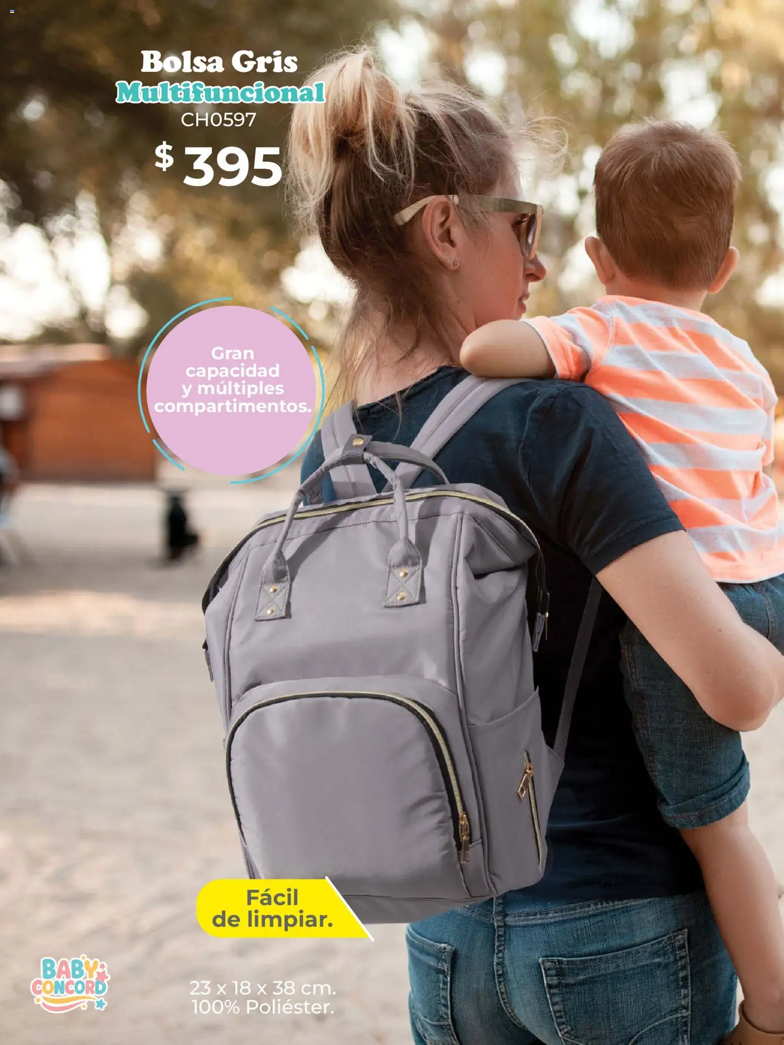 Nuevas ofertas de Colchas Concord válidas en toda la República Mexicana desde el 01.02.2026. ¡Encuentra las mejores ofertas en Colchas Concord catálogo Baby! | Página: 27 | Productos: Bolsa