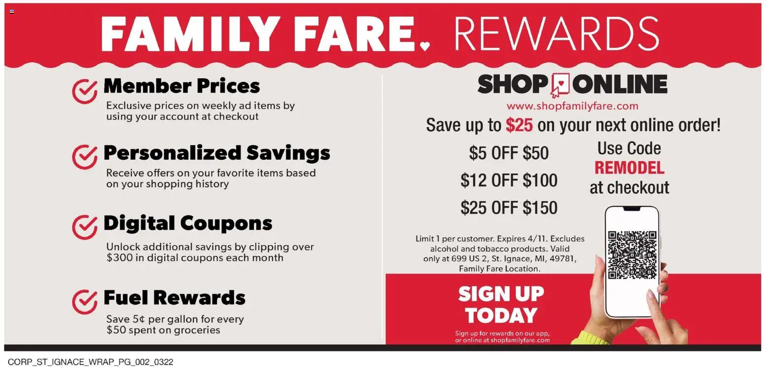 Family Fare Weekly Ad - MI - valid from 22.03.2026 | Page: 3