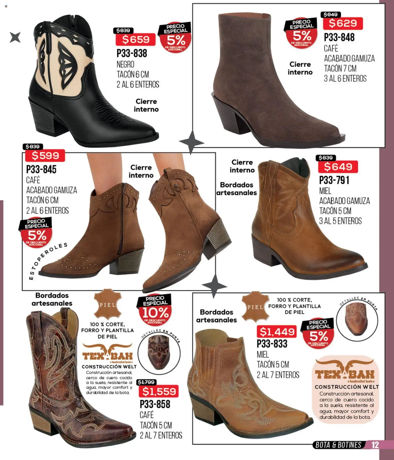 Nuevas ofertas de Cklass válidas en toda la República Mexicana desde el 02.01.2026. ¡Encuentra las mejores ofertas en Cklass catálogo Rebajas de Inicio de Año Ropa! | Página: 248 | Productos: Café, Gamuza, Botines