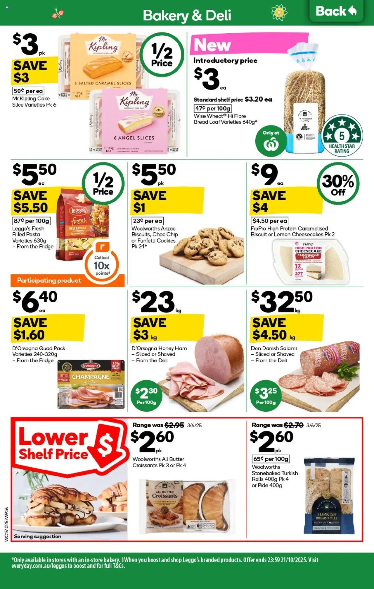 Woolworths catalogue - valid from 15.10.2025 | Page: 16 | Products: Butter, Bread, Beef, Fridge