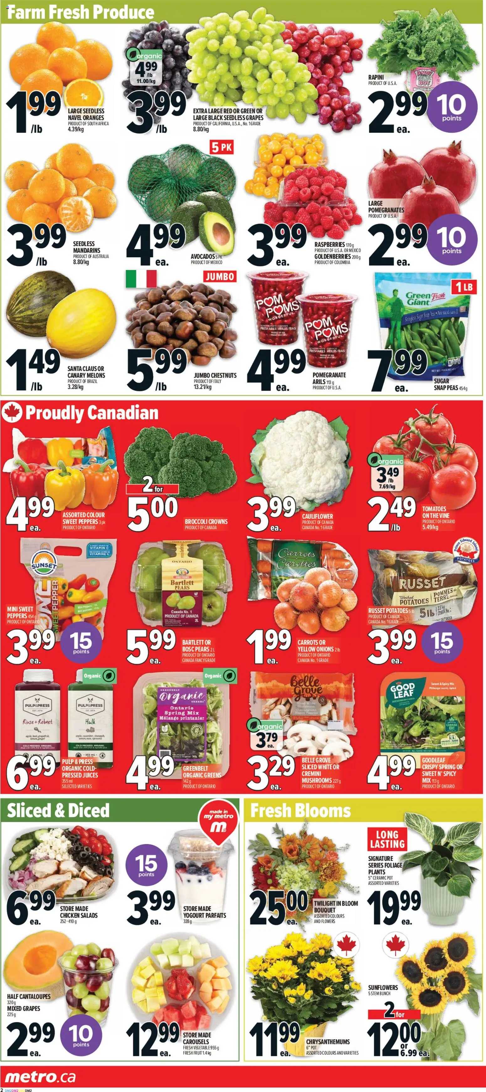 Metro flyer valid from 23.10.2025 | Page: 7 | Products: Potatoes, Chicken, Oranges, Tomatoes