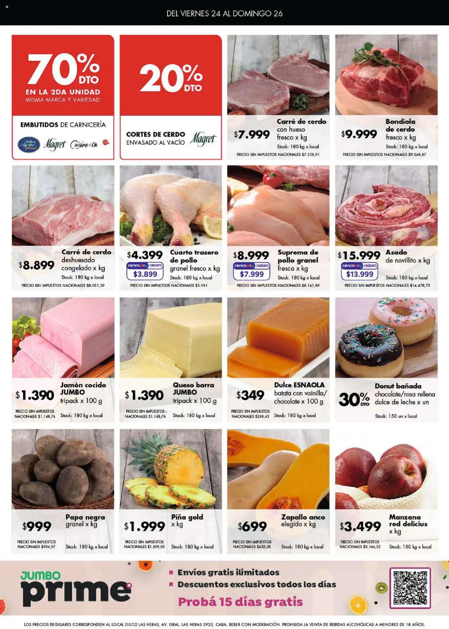 Disco ofertas │ válido desde el 23.04.2026 | Página: 8 | Productos: Pollo, Zapallo, Queso, Cerdo