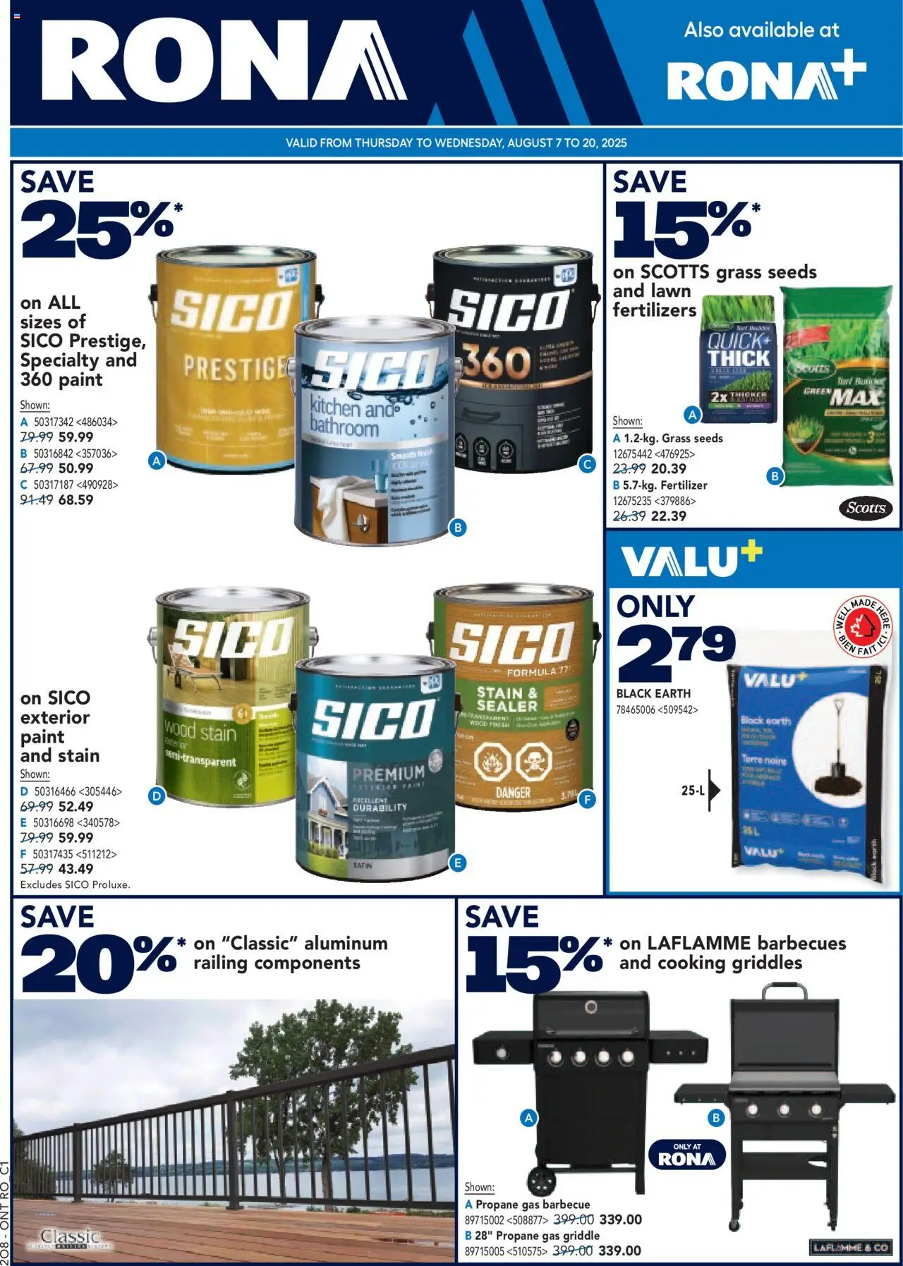 Rona flyer valid from 07.08.2025 | Page: 1